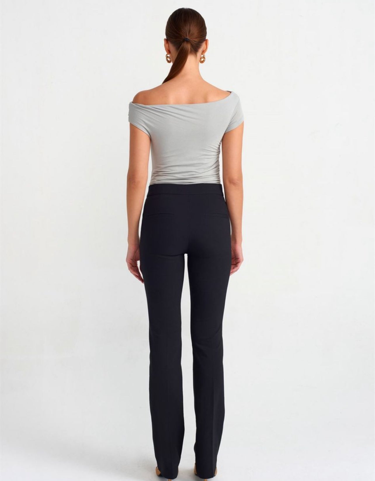 מכנס ישר עם כיס