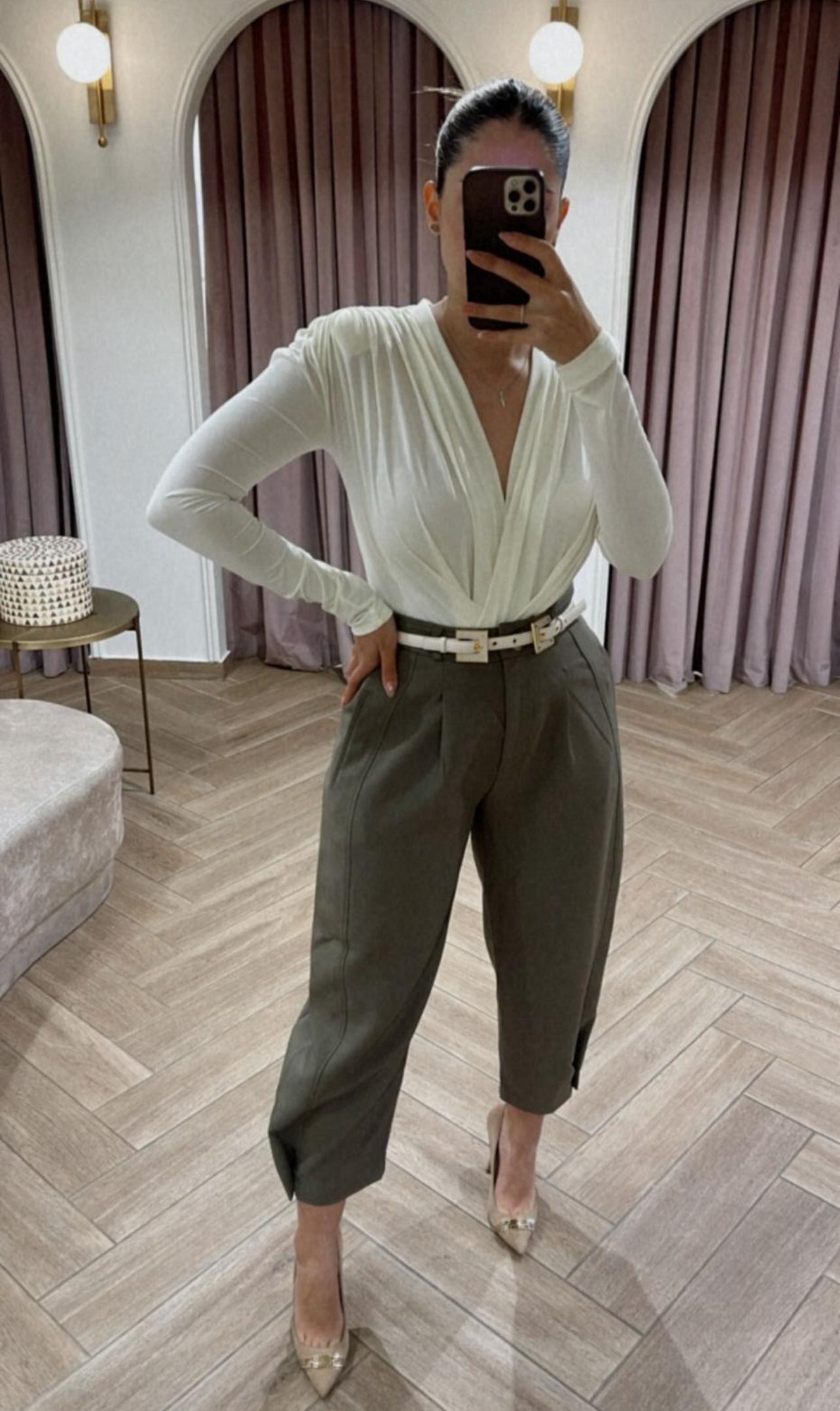 מכנס שמנת באגי