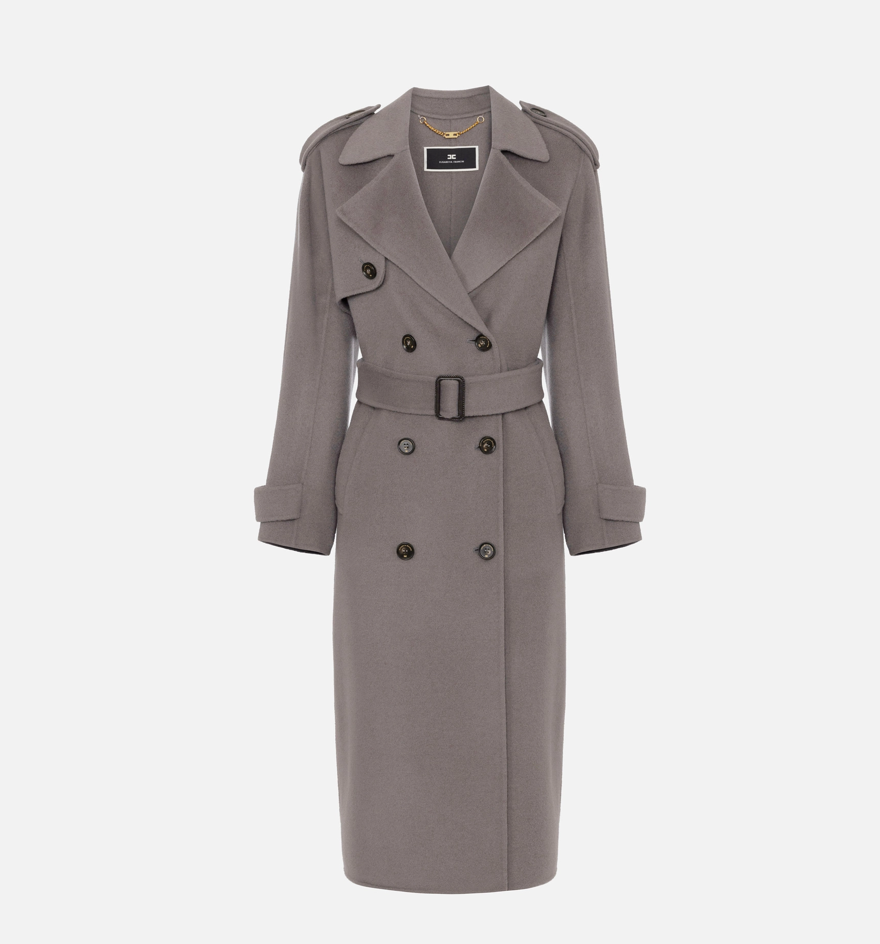 Wool trench coat