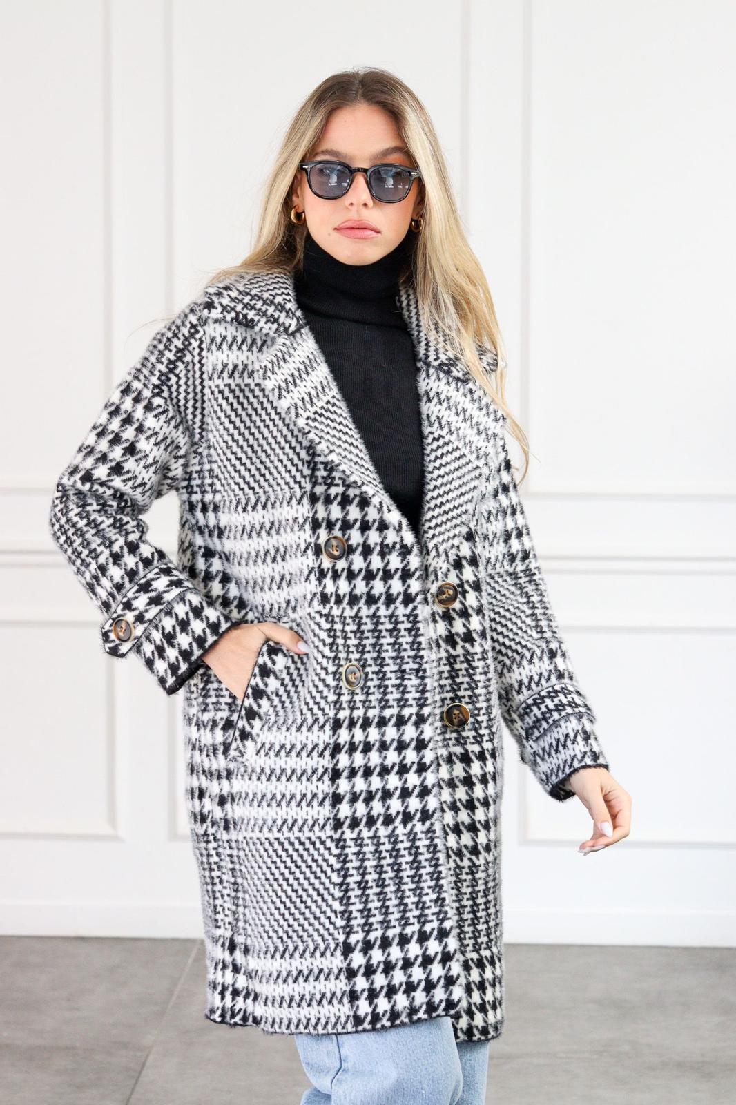 מעיל קשמיר הדפס פפיטה