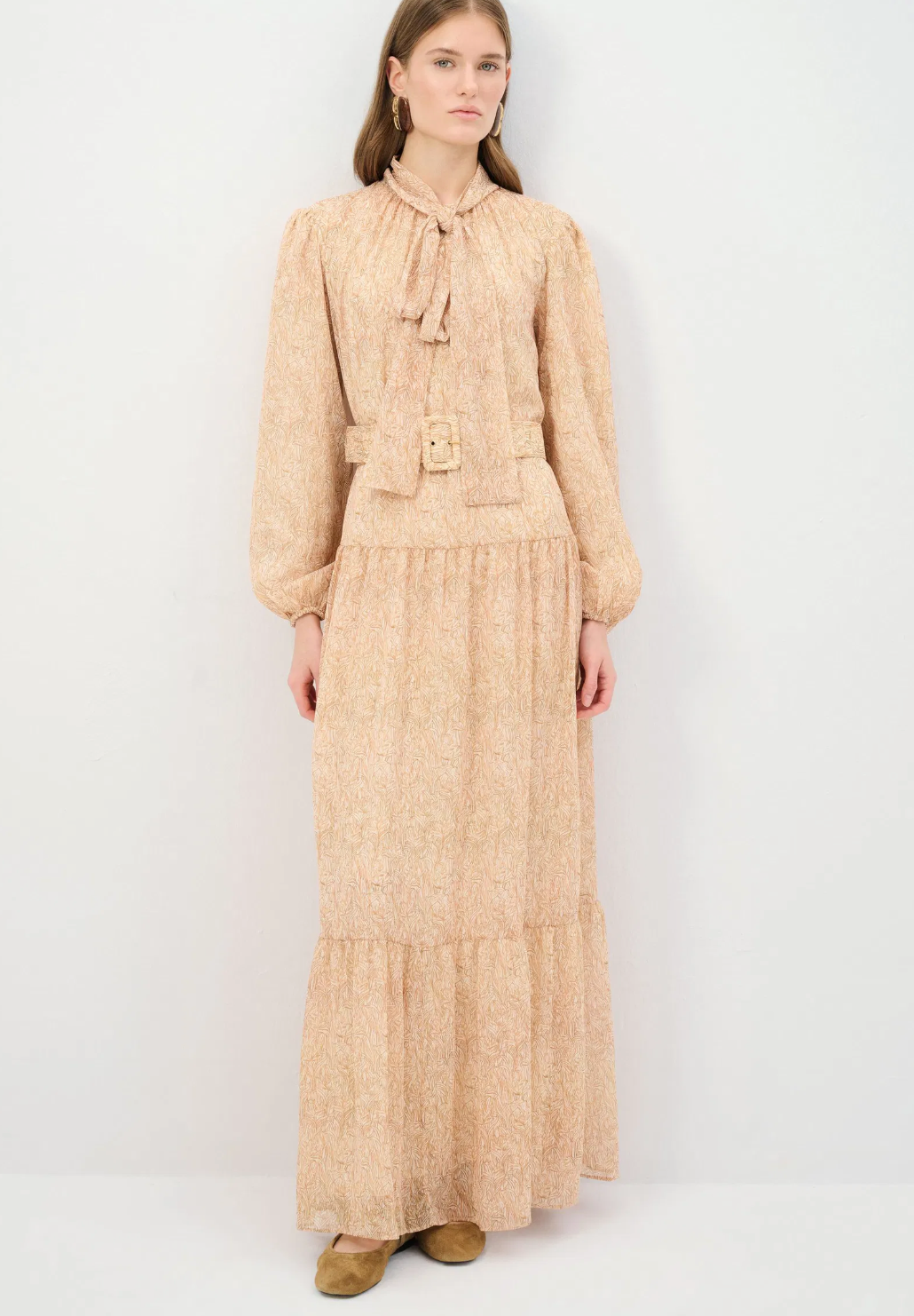 שמלה שיפון הדפס