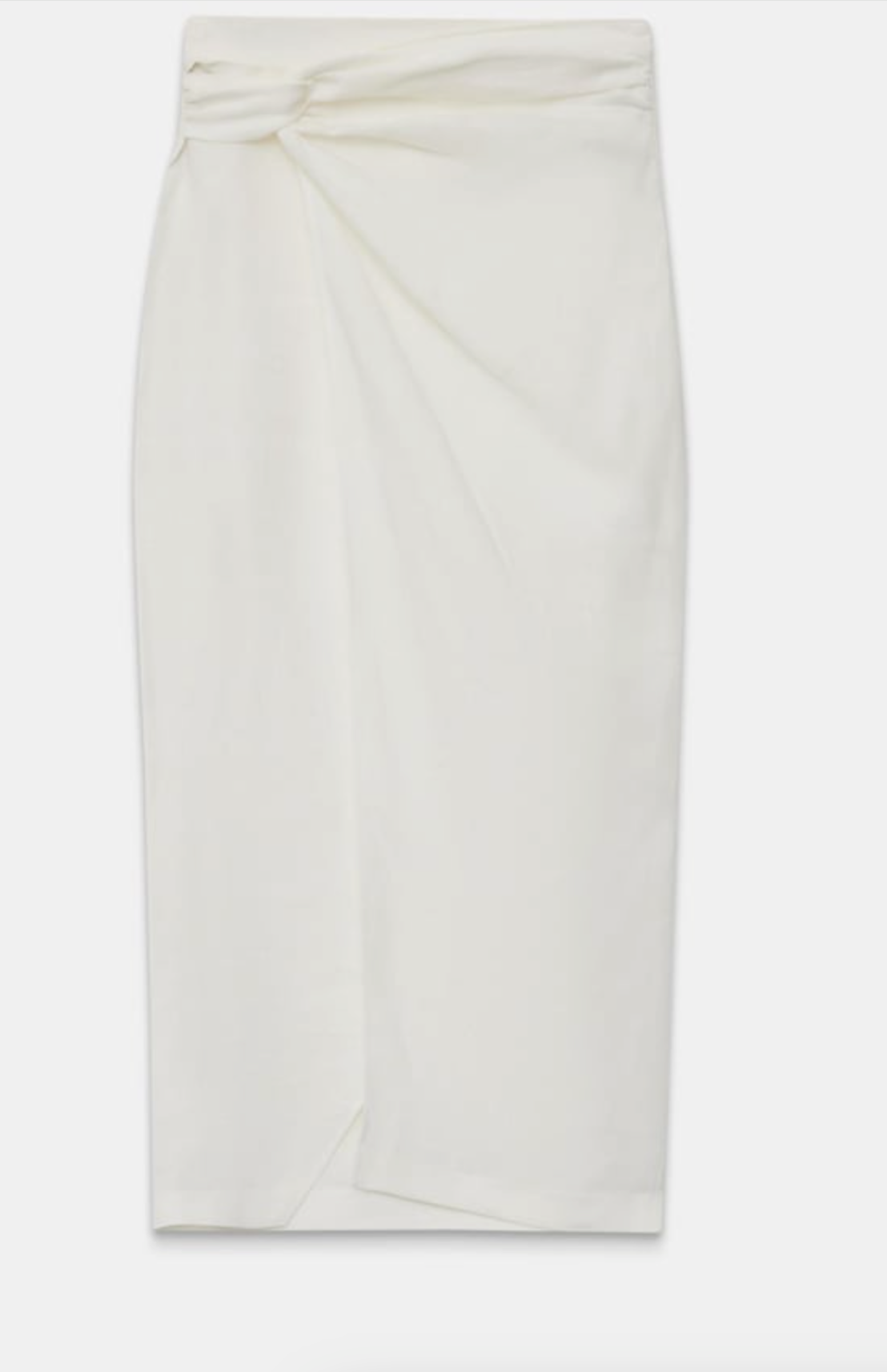 midi skirt with slit