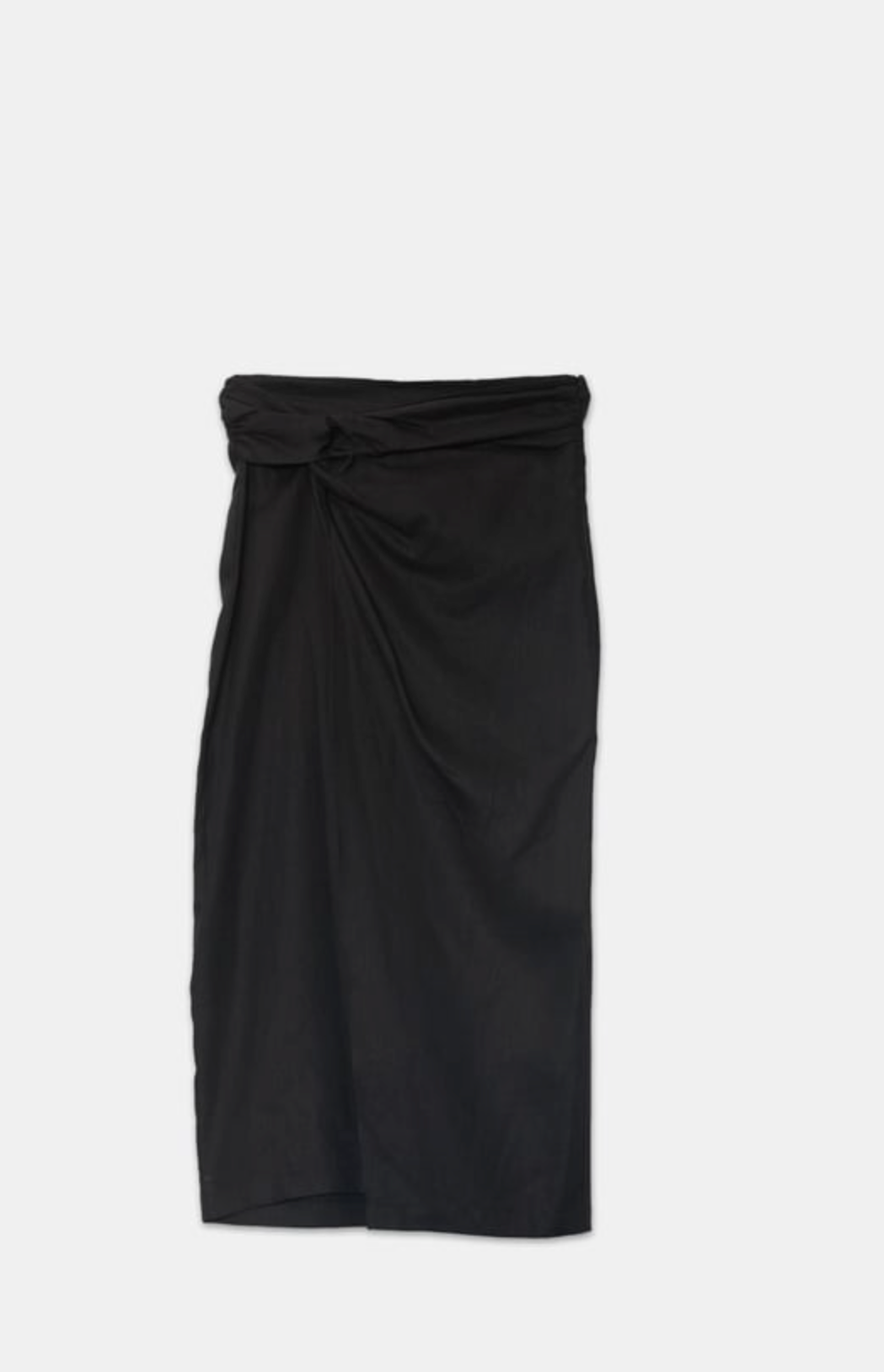 midi skirt with slit