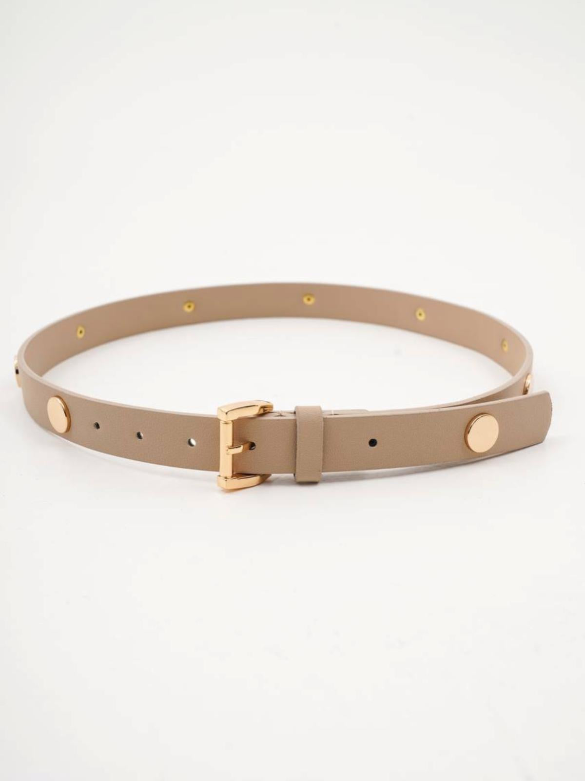 חגורת כפתורים זהב