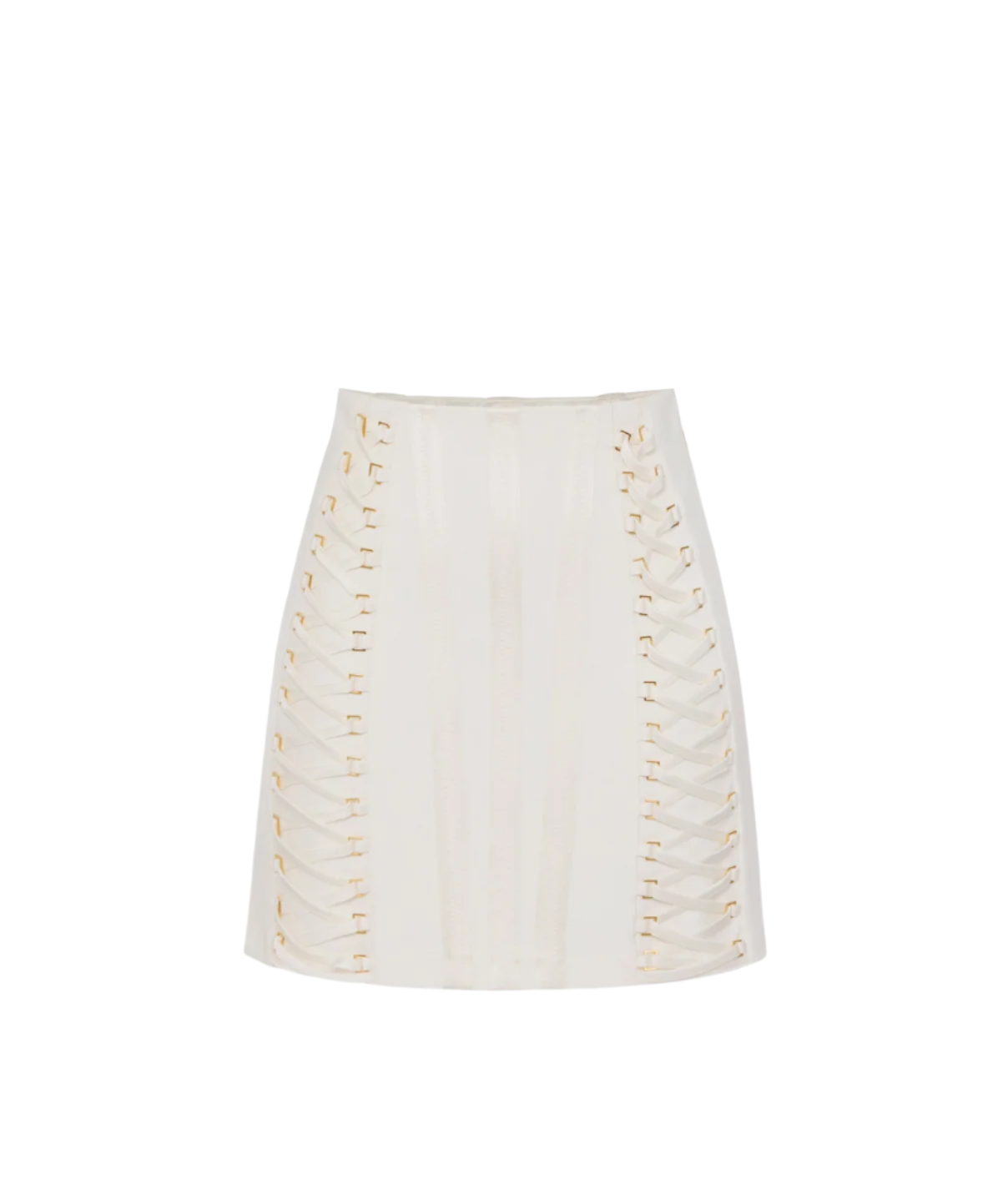 Skirt with crossover laces