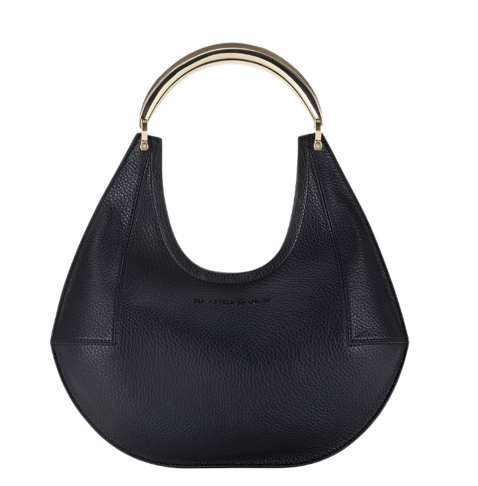 Small hobo bag with jewel handle