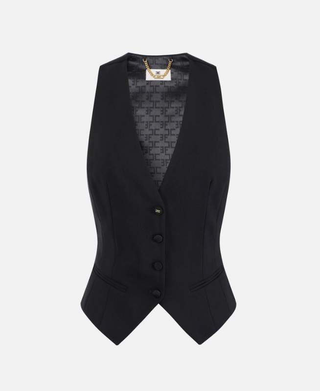 Lightweight cool wool waistcoat
