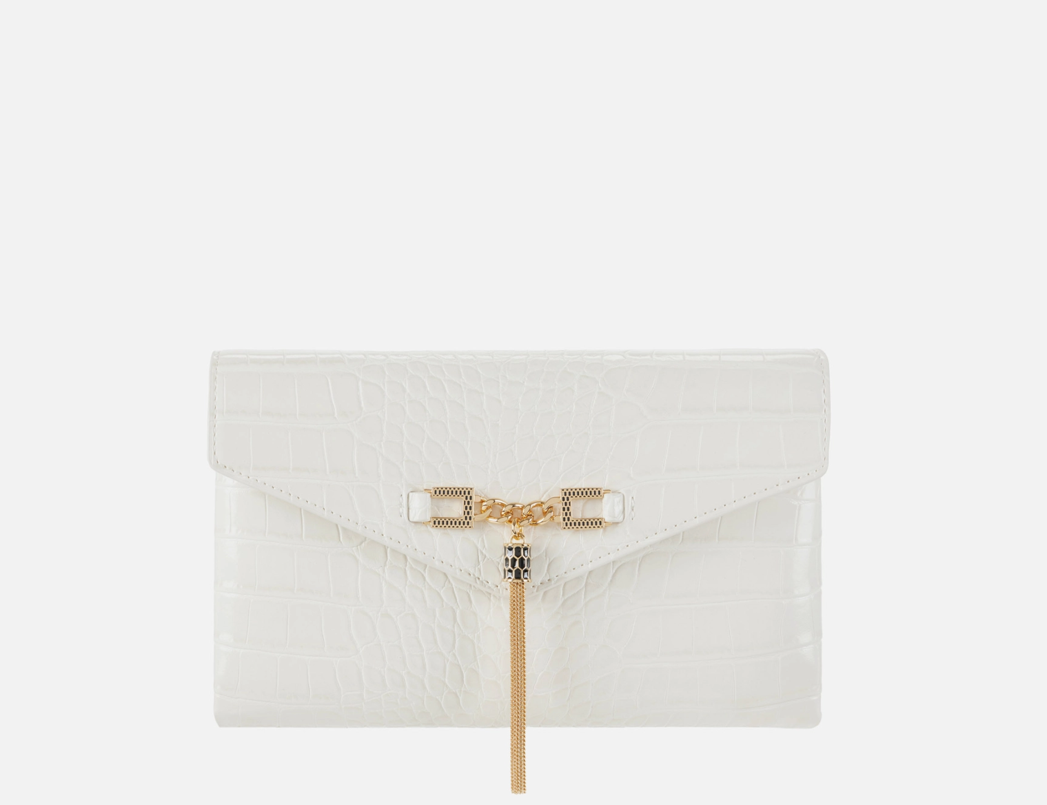 Shoulder bag with groumette chain