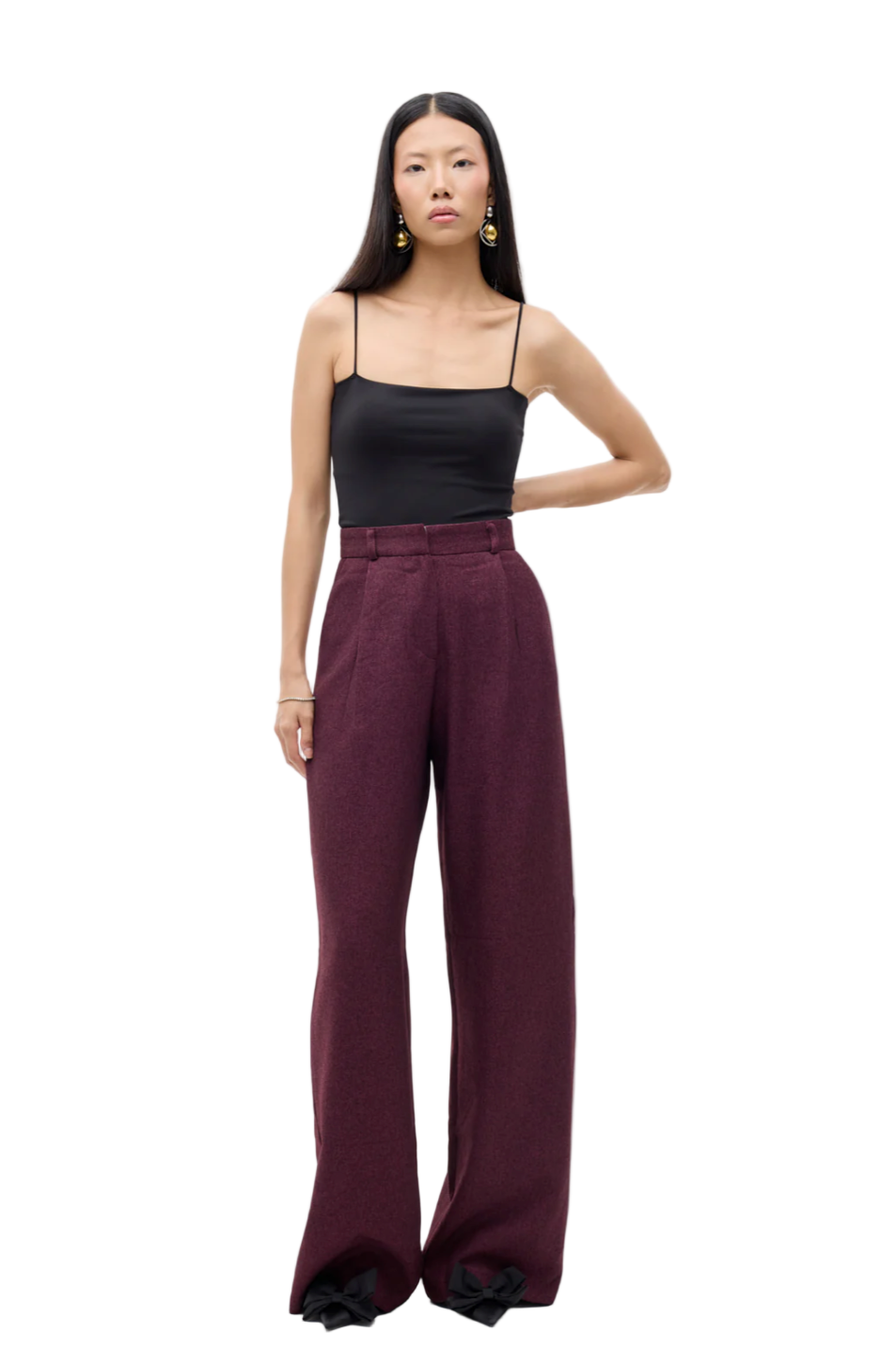 מכנס קלאסי רחב