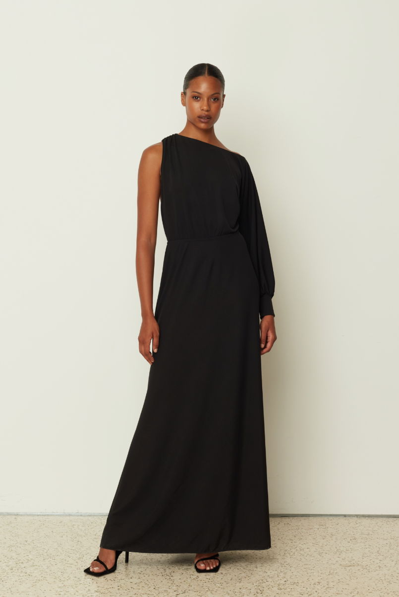 Long Onesleeve Dress