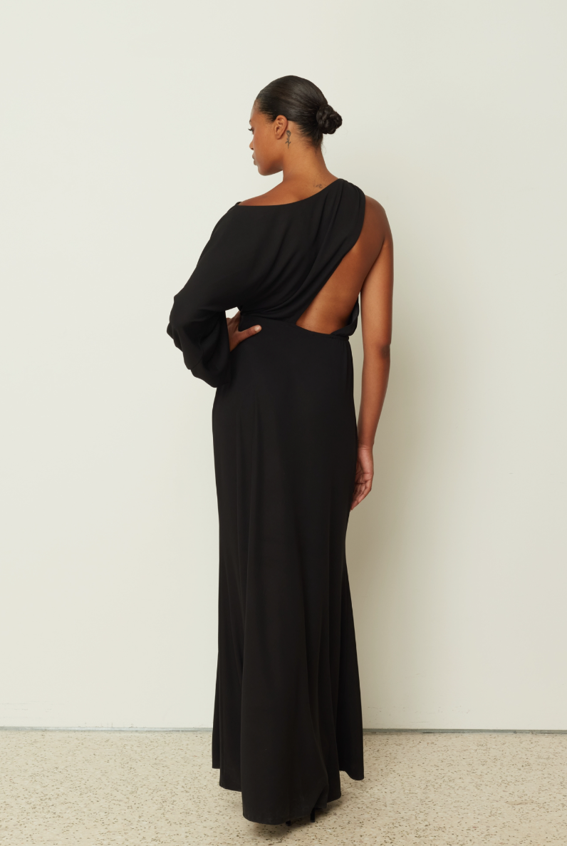 Long Onesleeve Dress