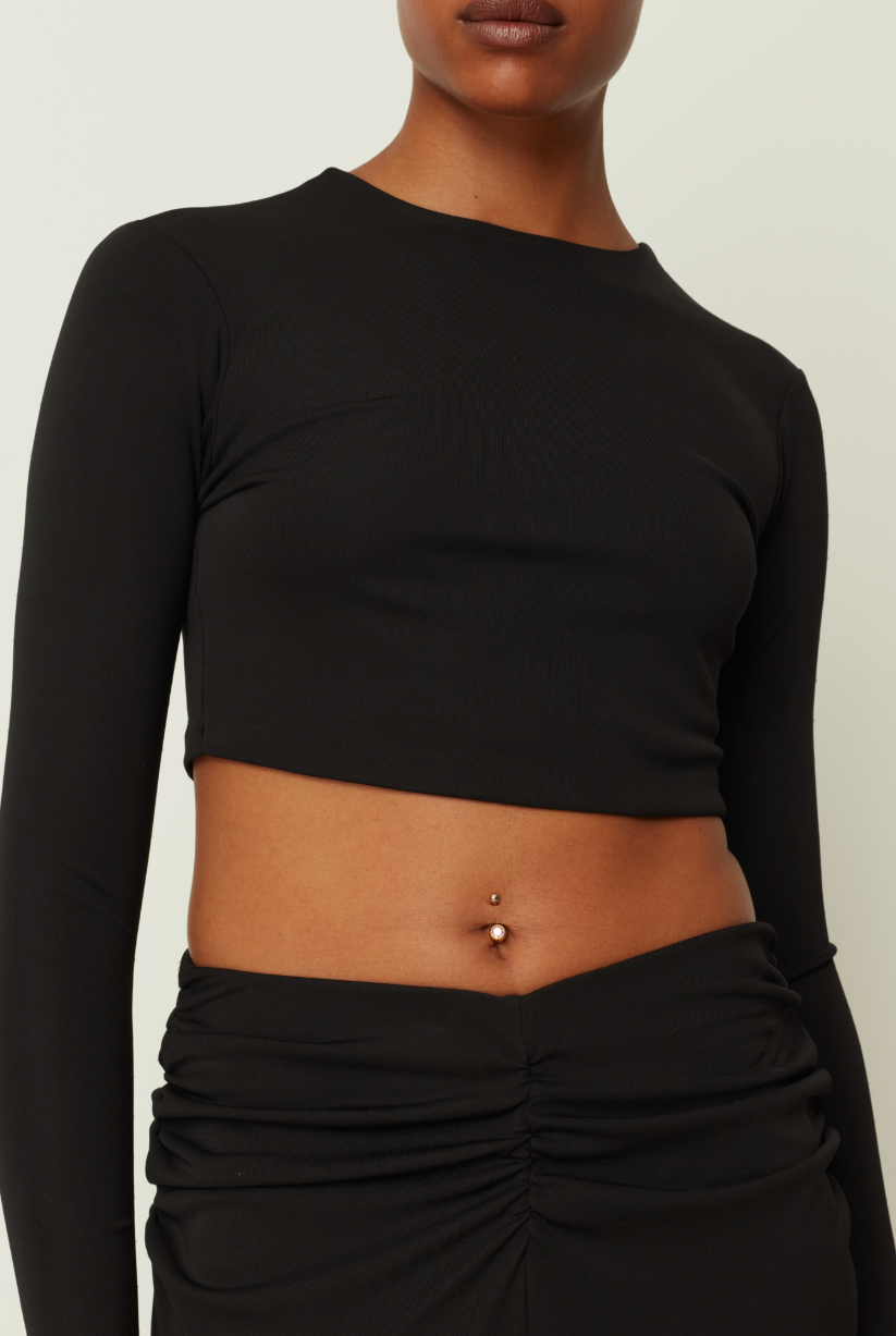 longsleeve Crop Top