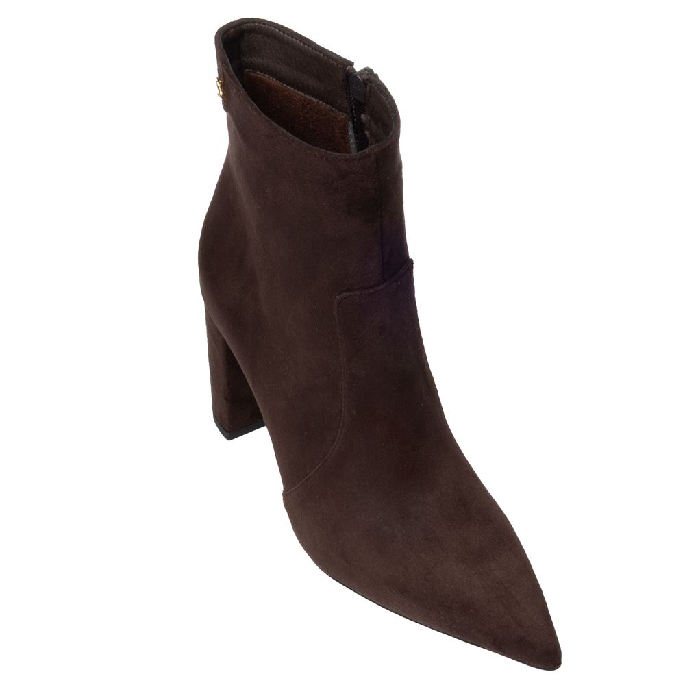 Suede Boots with Heels