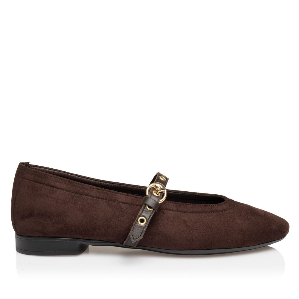 Suede Ballerinas
