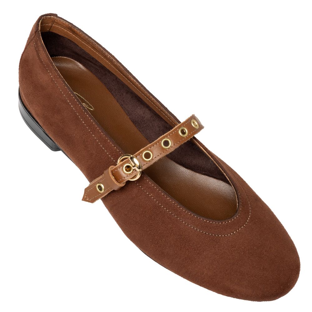 Suede Ballerinas