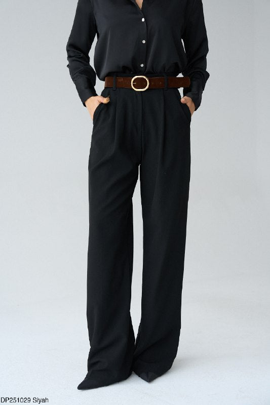 Classic Pants with Brown belt