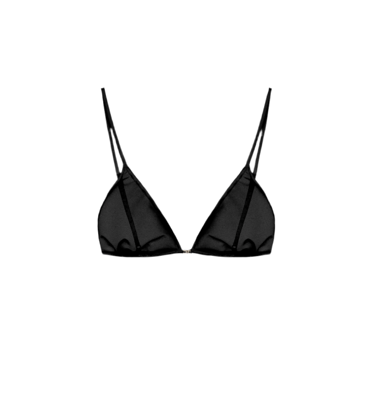 Bra in satin and tulle
