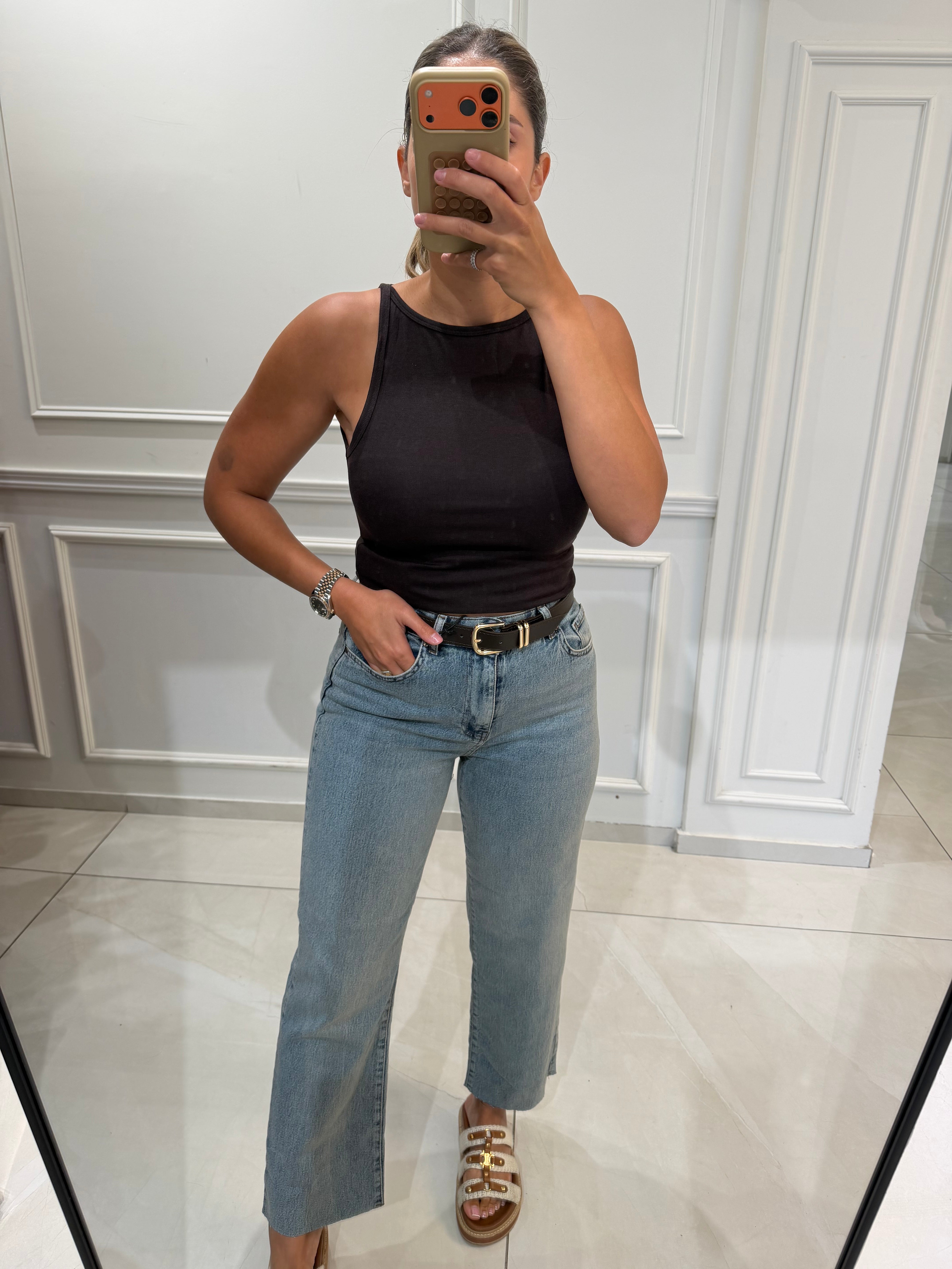 Jeans with Belt