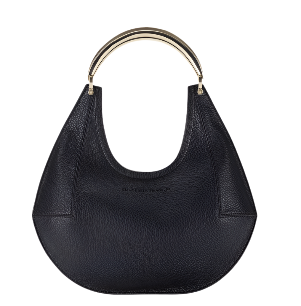 Small hobo bag with jewel handle