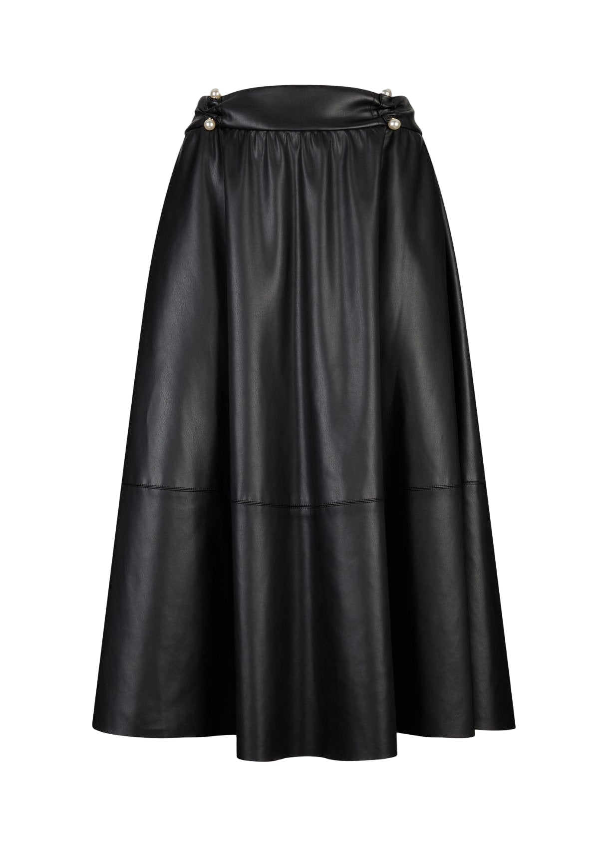 Coated fabric skirt