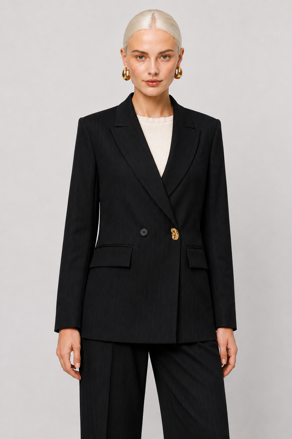 Striped Blazer