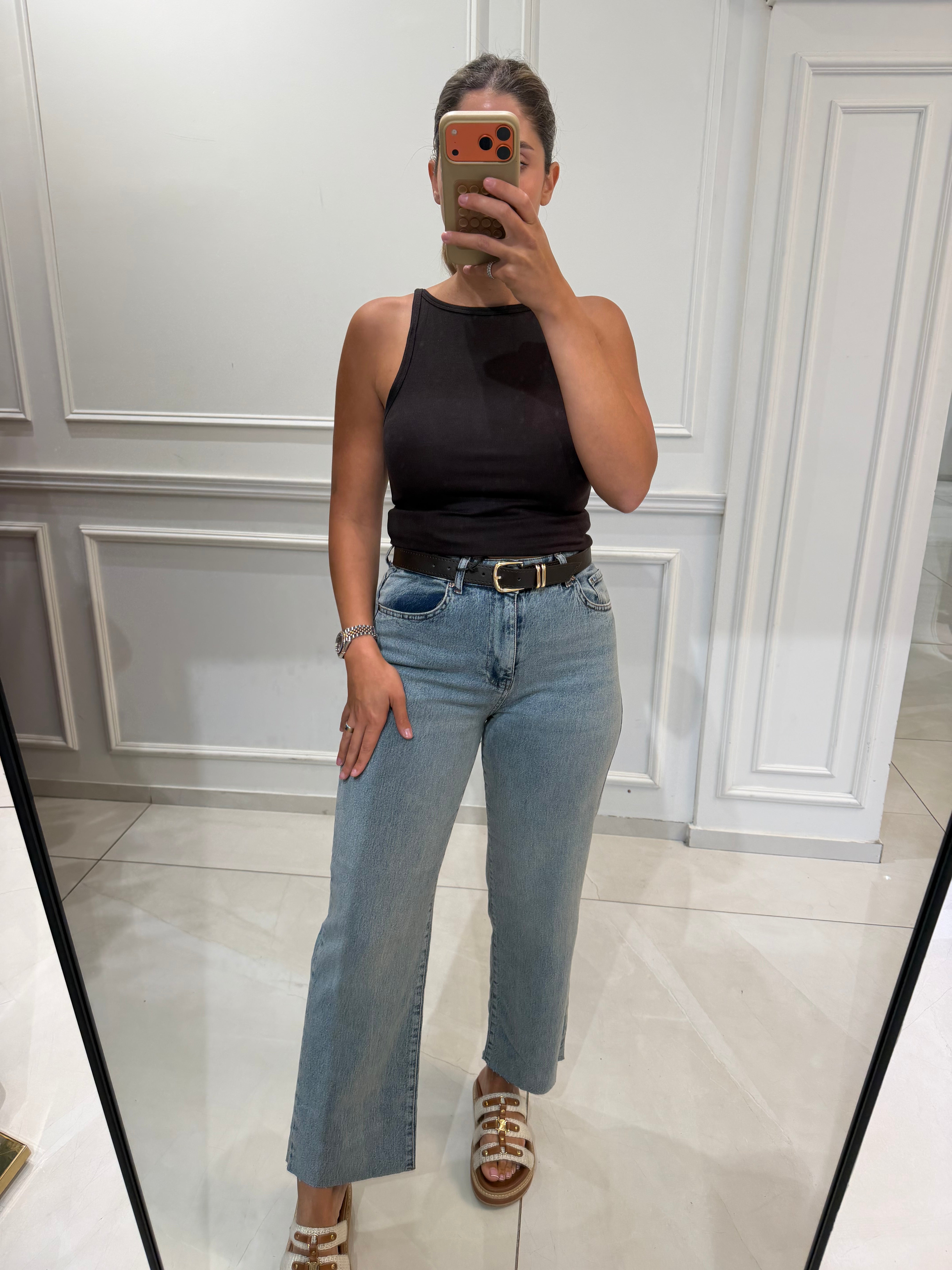 Jeans with Belt