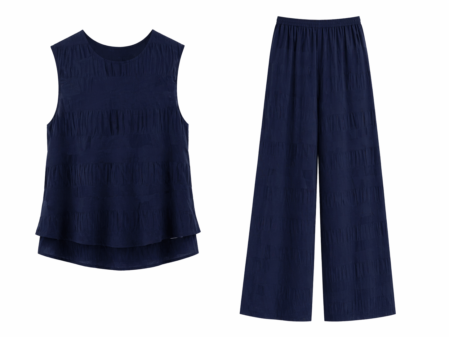 Belted Ruffle Flow Set