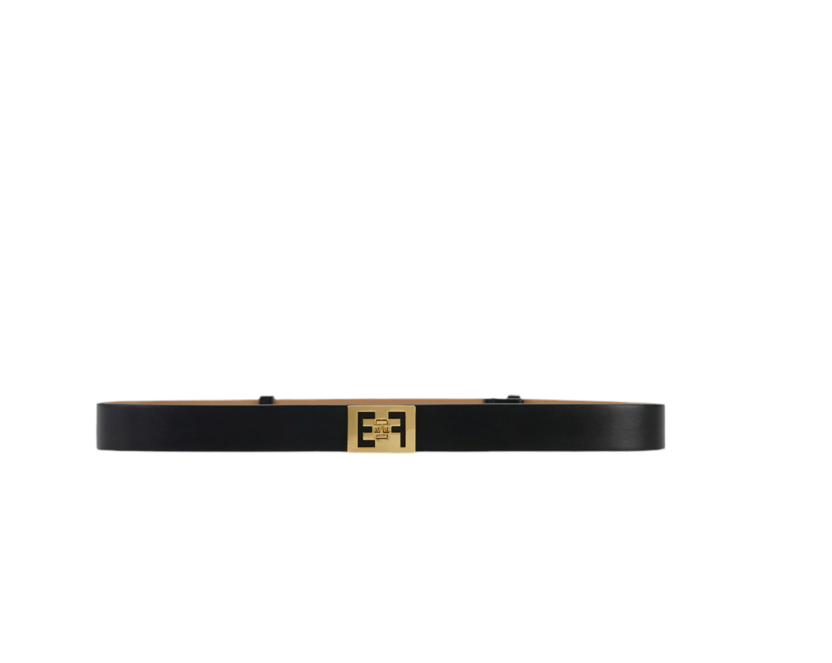 Belt with jewel logo