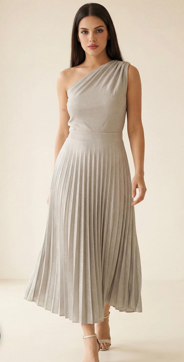 Plisse Dress