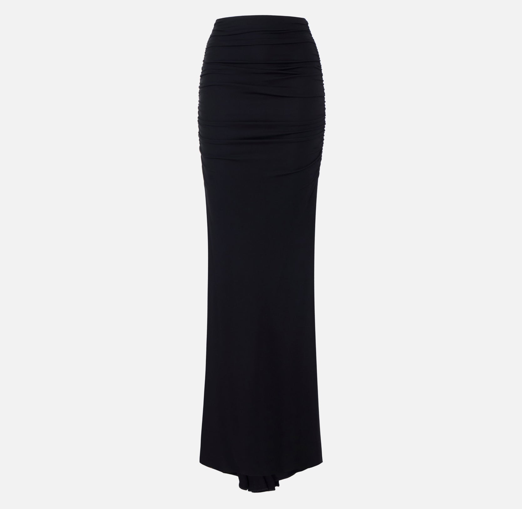 Crêpe jersey skirt with draping