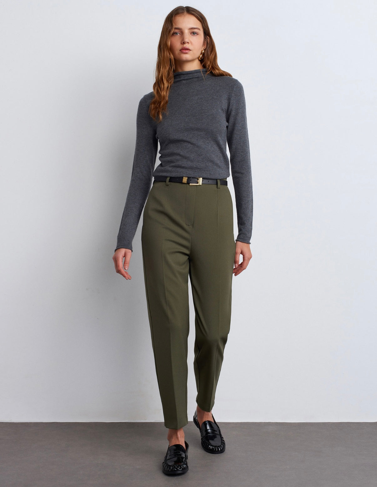 מכנס אלגנט עם חגורה