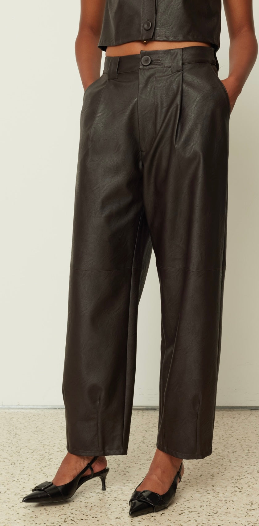 leatherlook pants