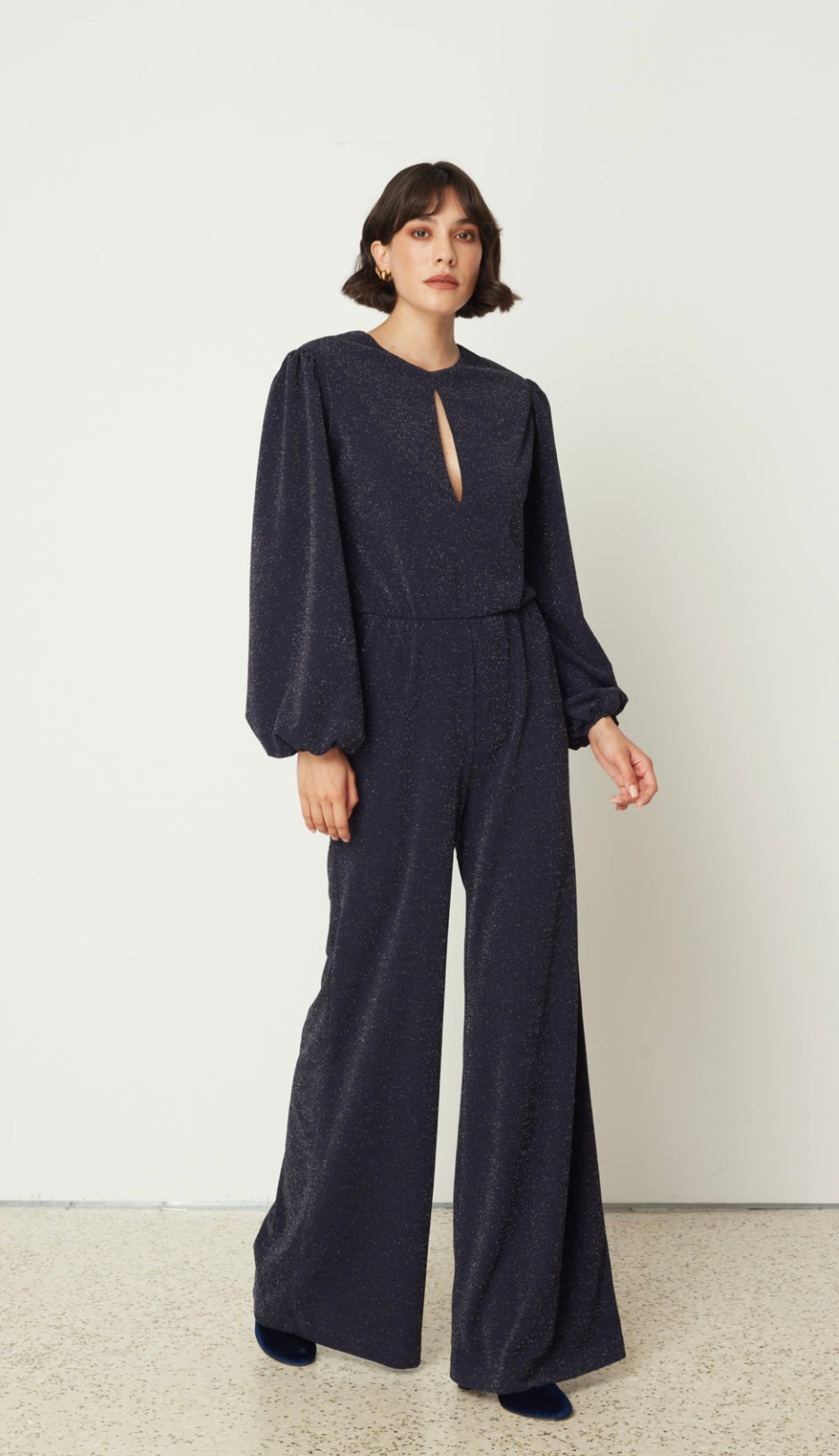 Lurex jumpsuit