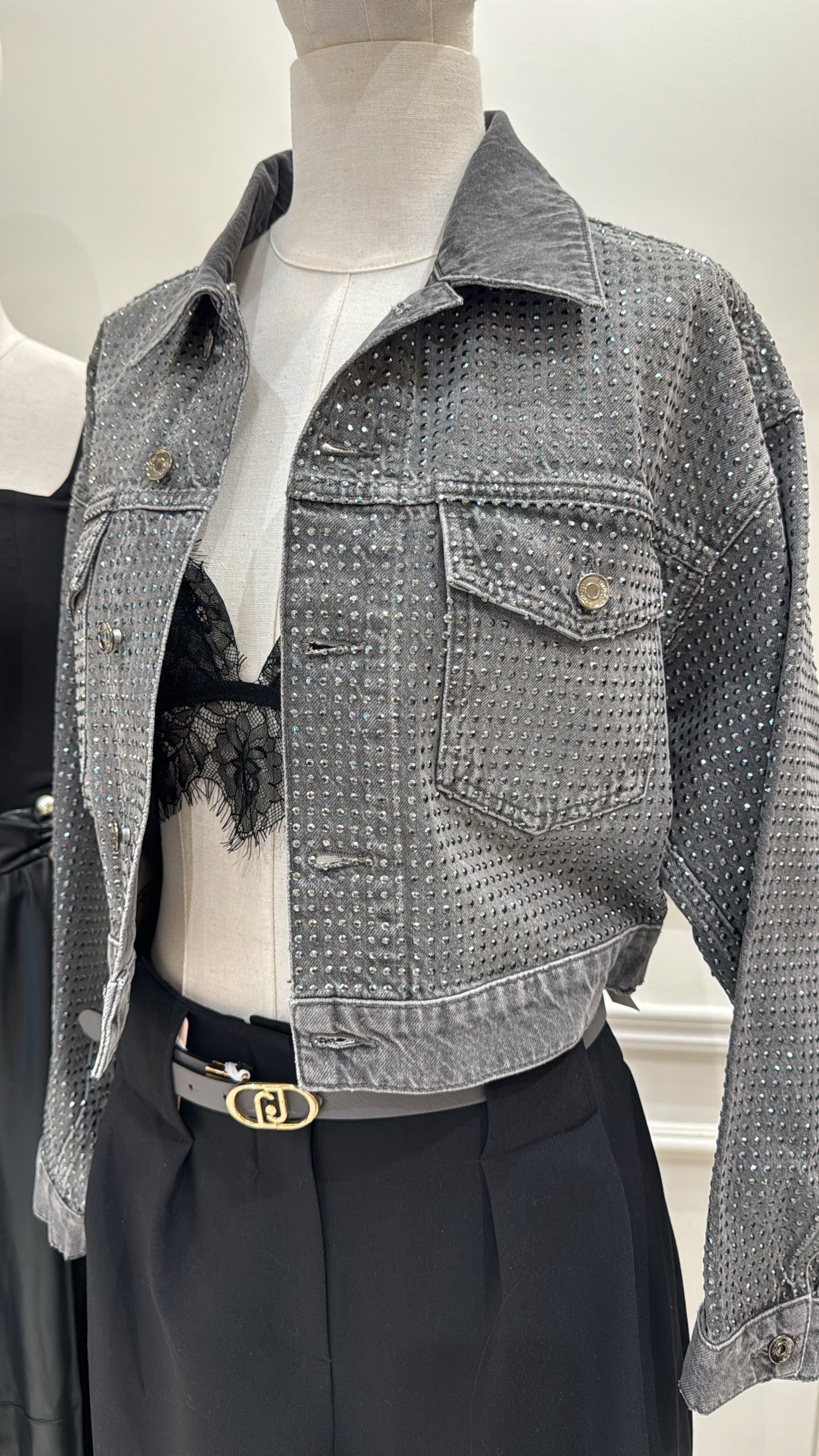 Beaded Jeans Jacket