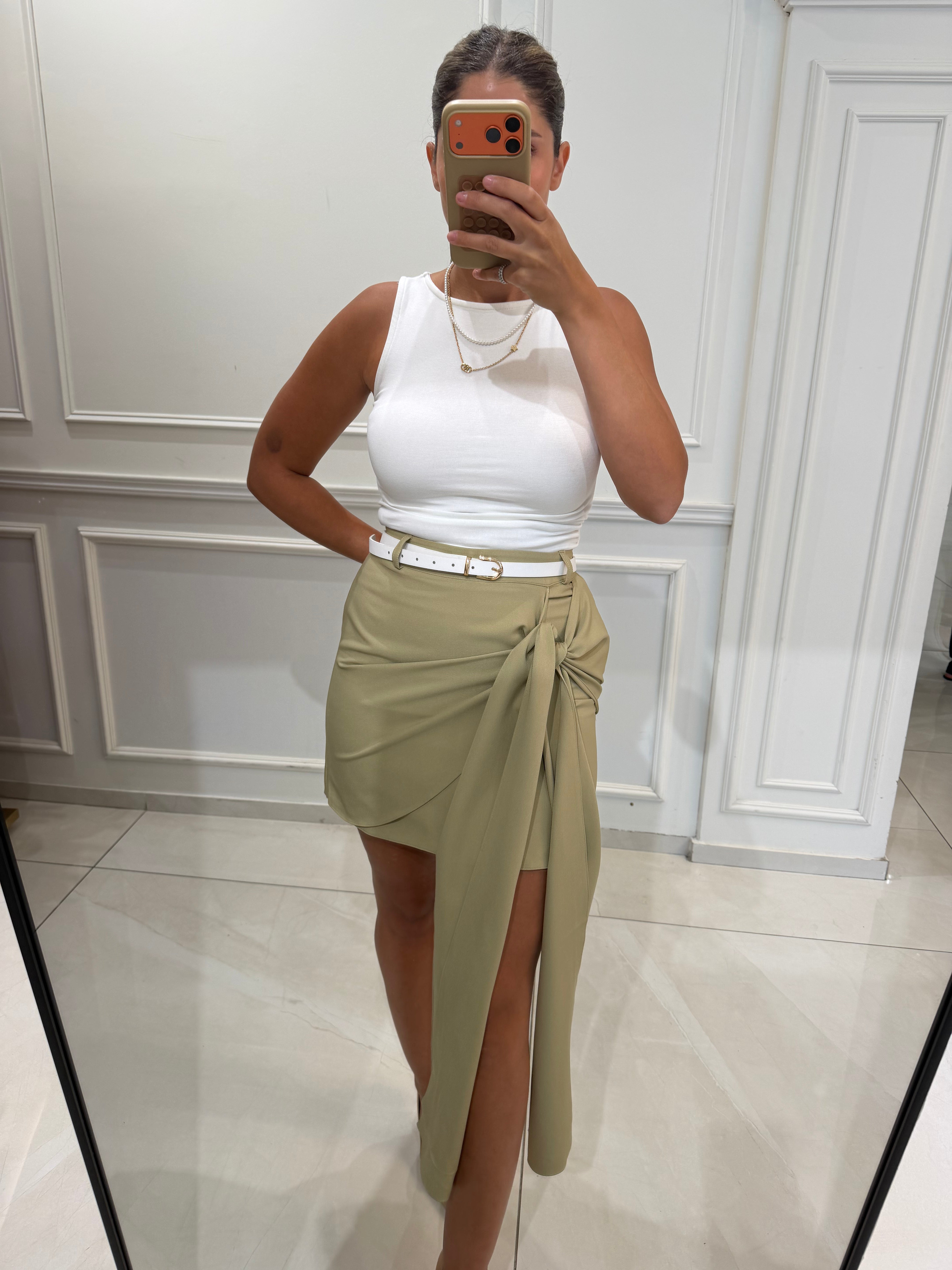 Skirt with Drape