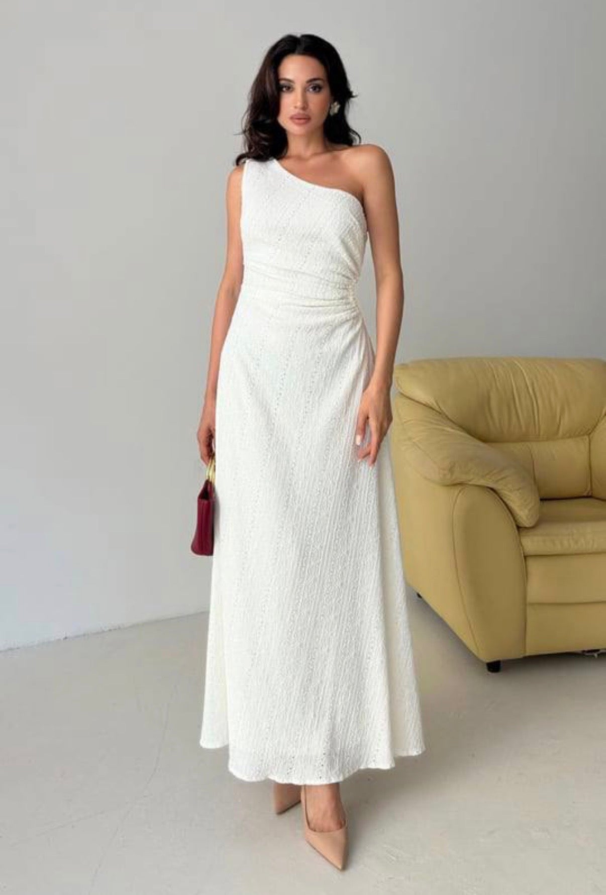 Lace Shoulder Dress