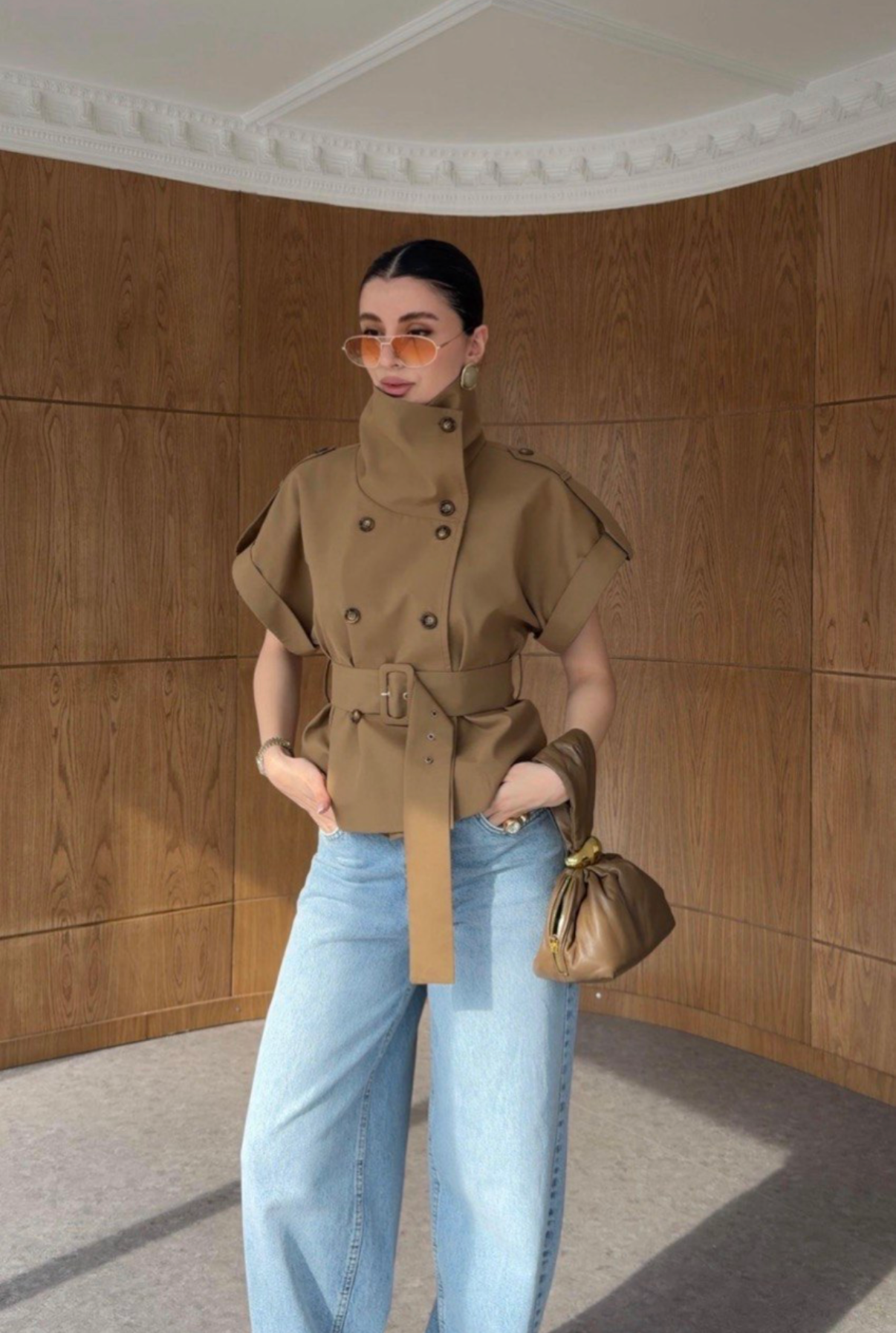 Short Sleeve Trench