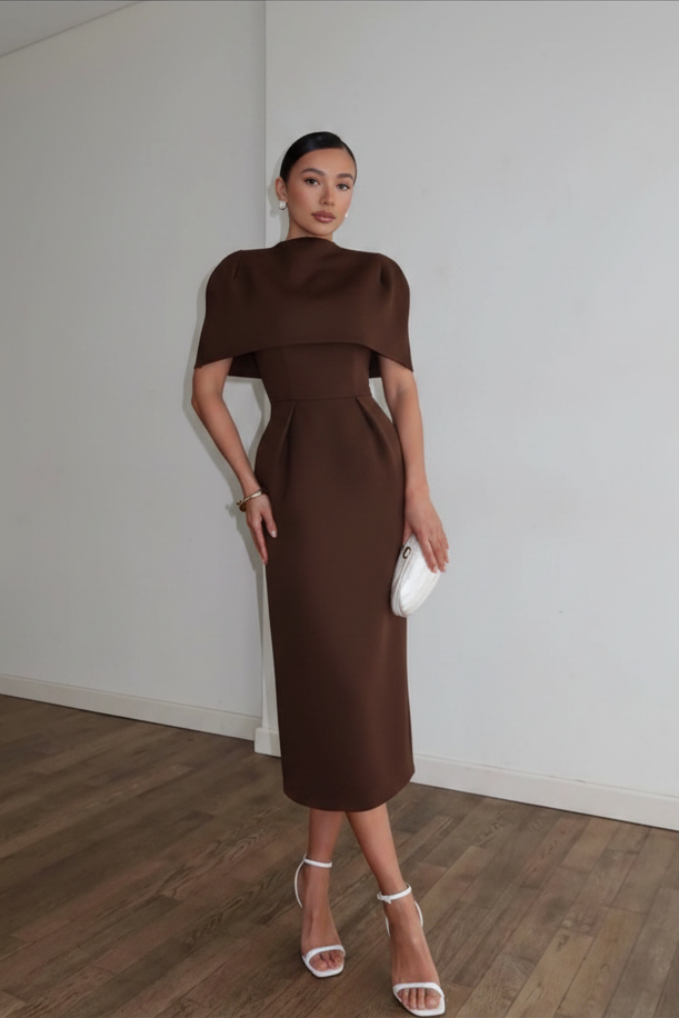Dress with Cape