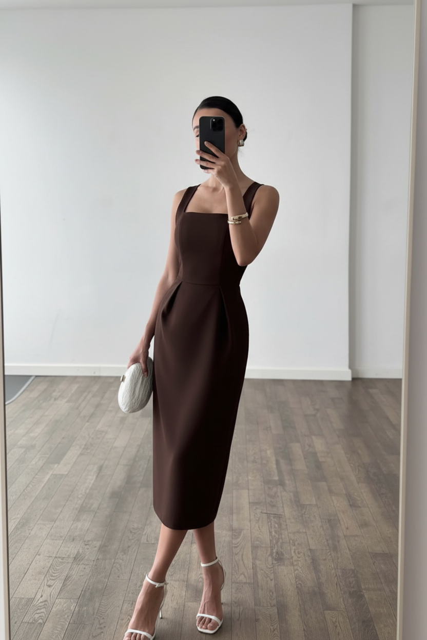 Dress with Cape