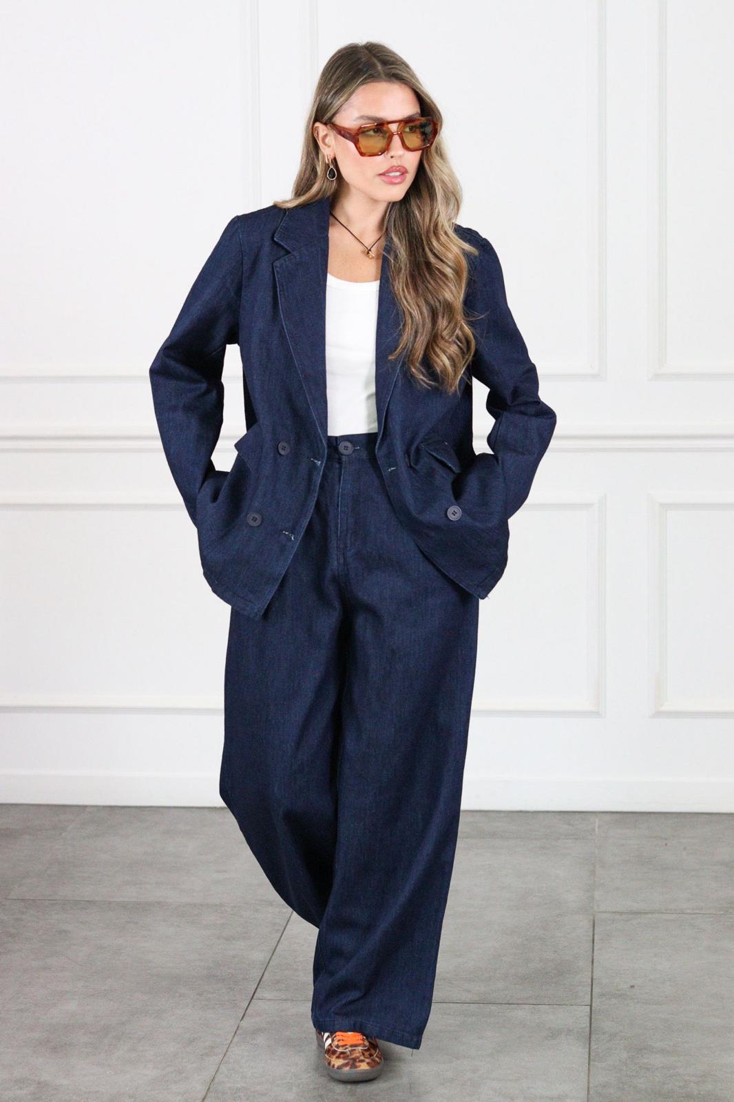 Denim Blazer suit
