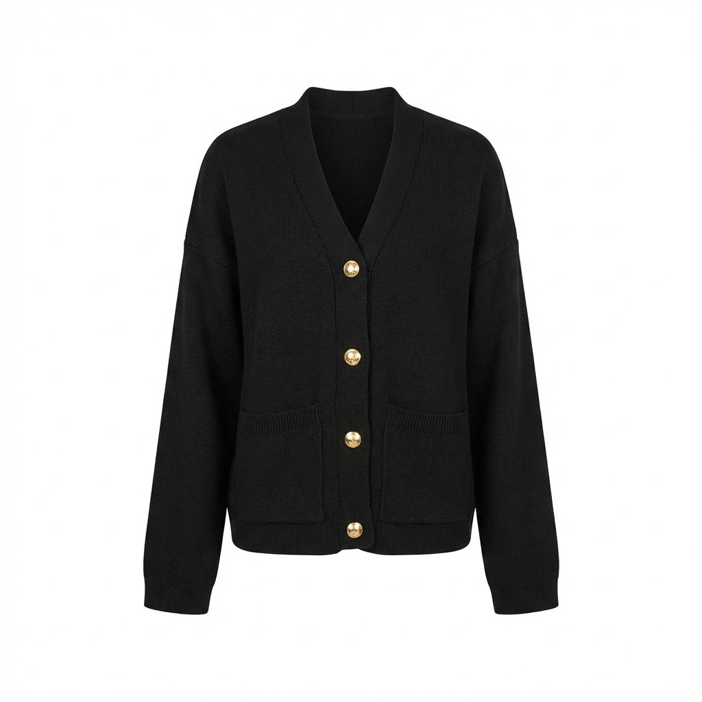 Gold Buttons Cardigan