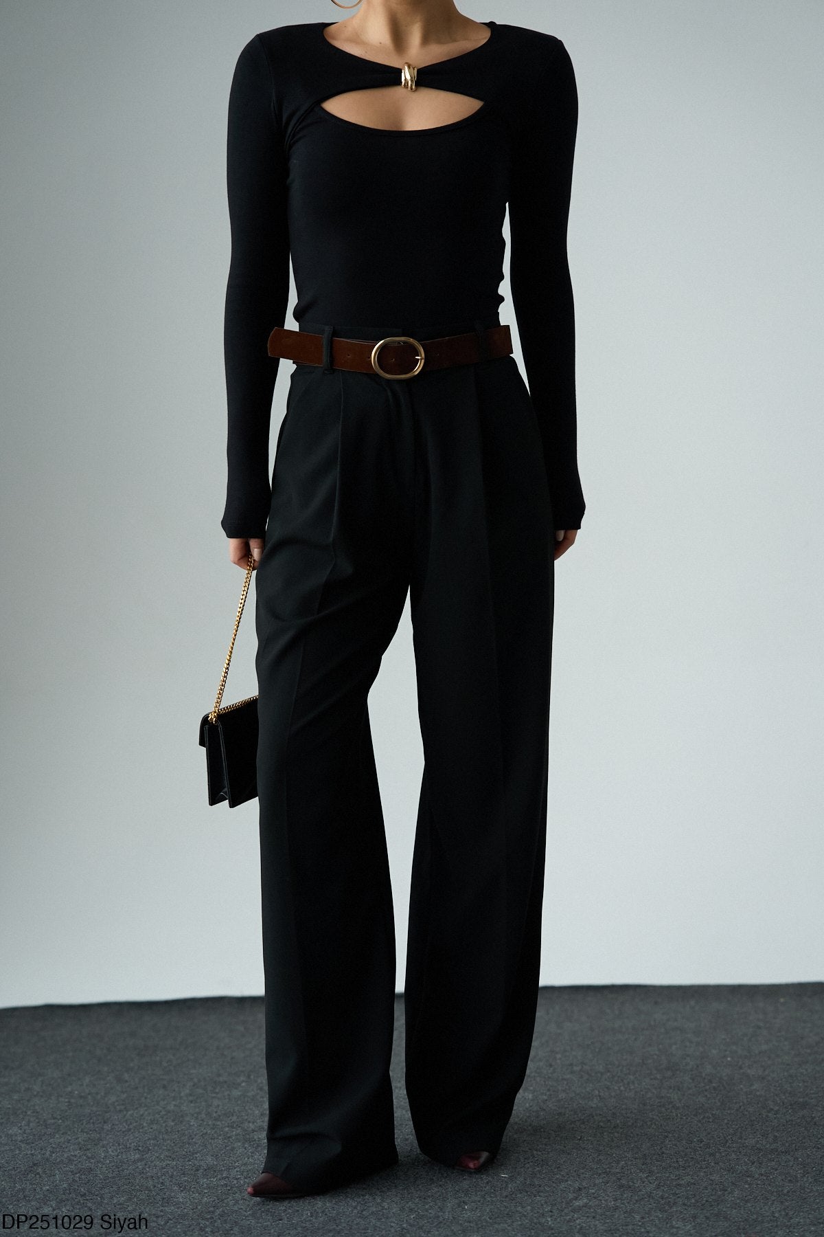 Classic Pants with Brown belt