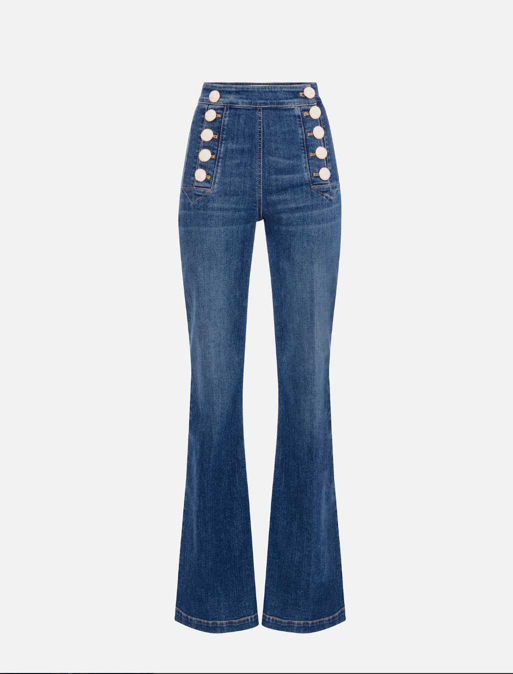 Denim Button Jeans