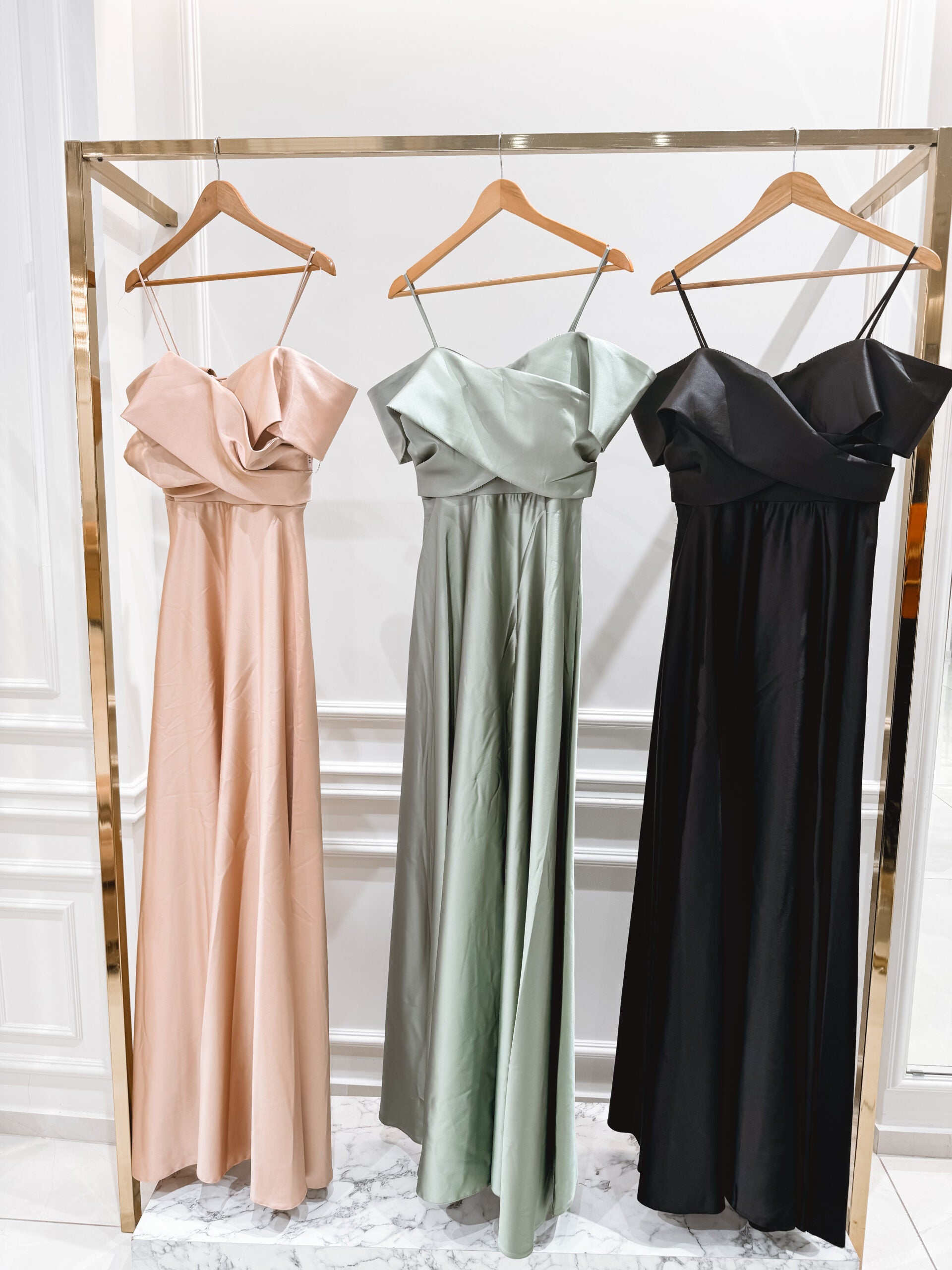 rita satin dress