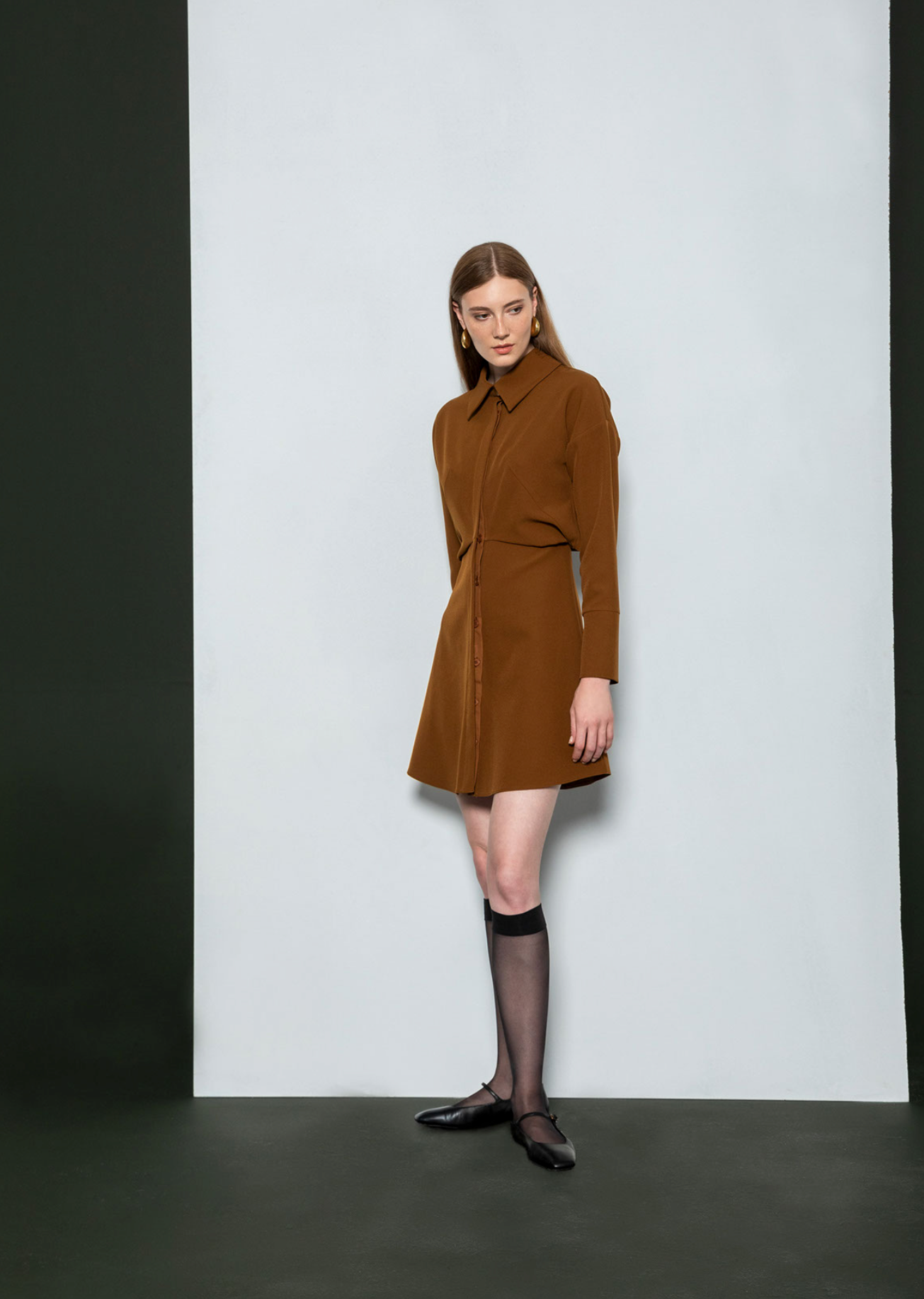 camel mini dress