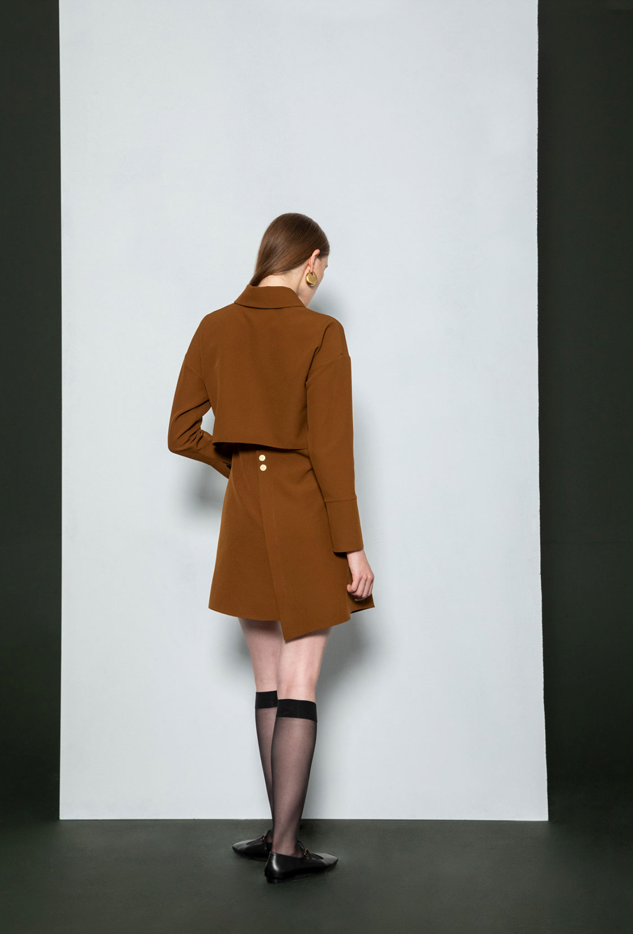 camel mini dress