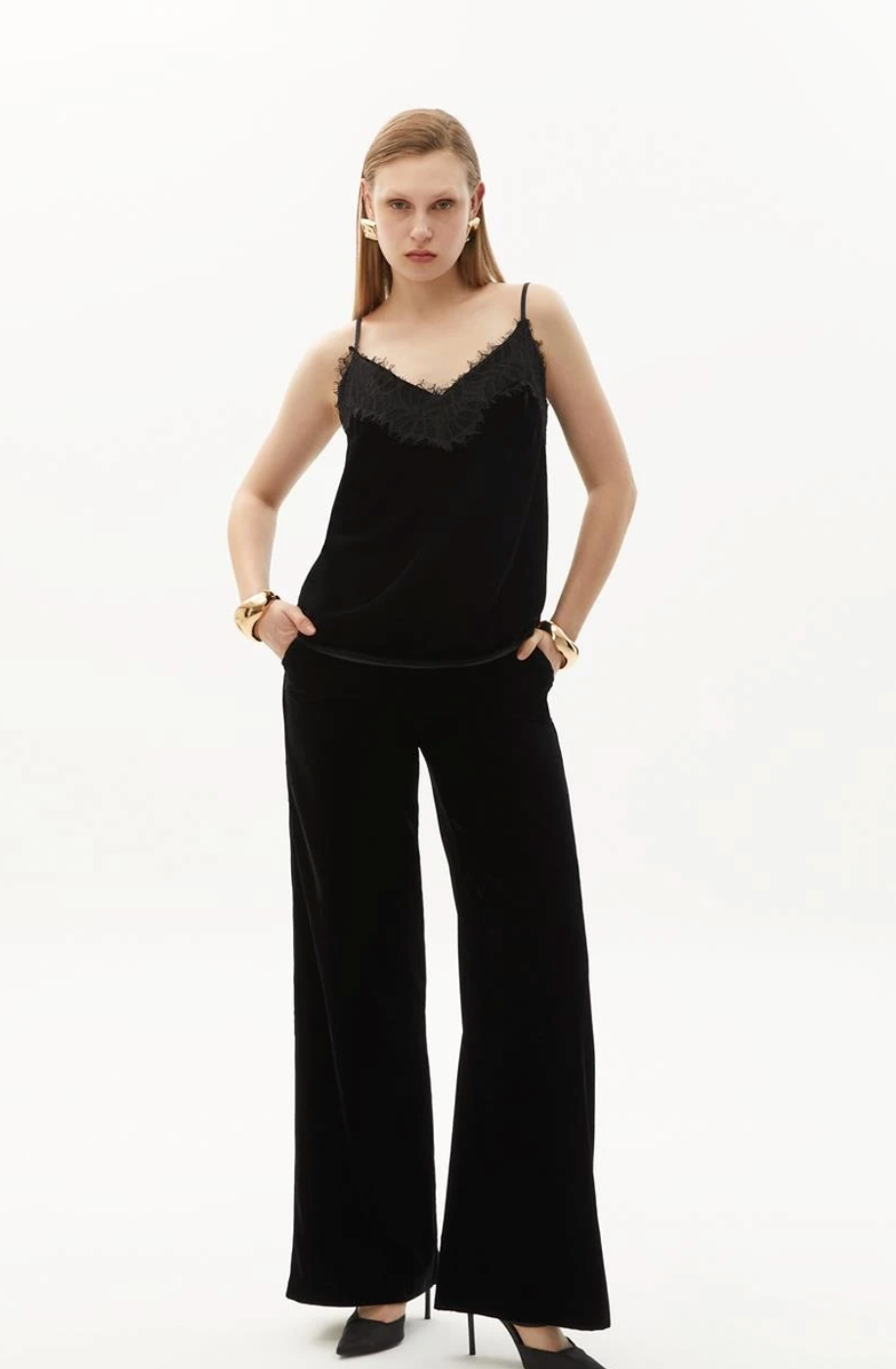 Velvet Lace Blouse