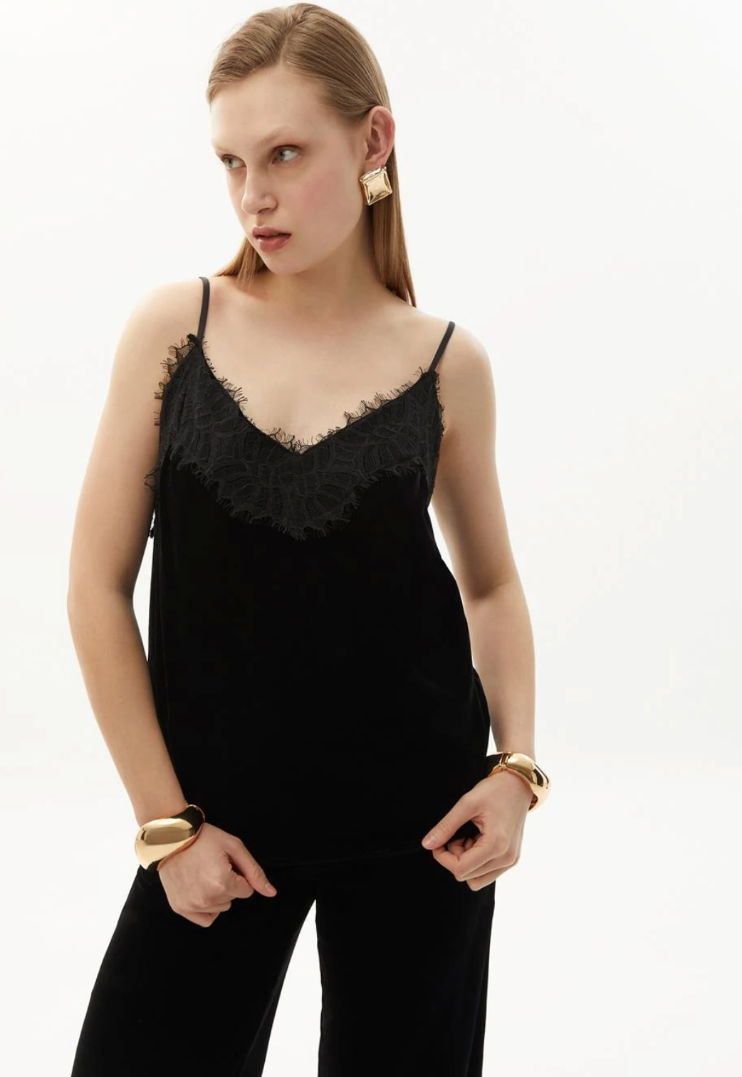 Velvet Lace Blouse