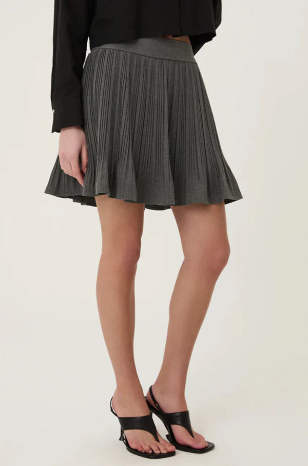 Plisse Mini Skirt
