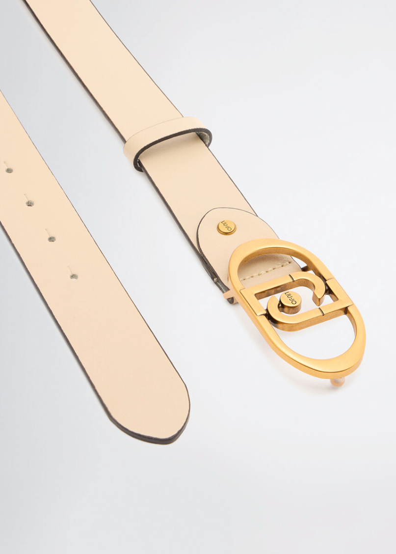 cream belt